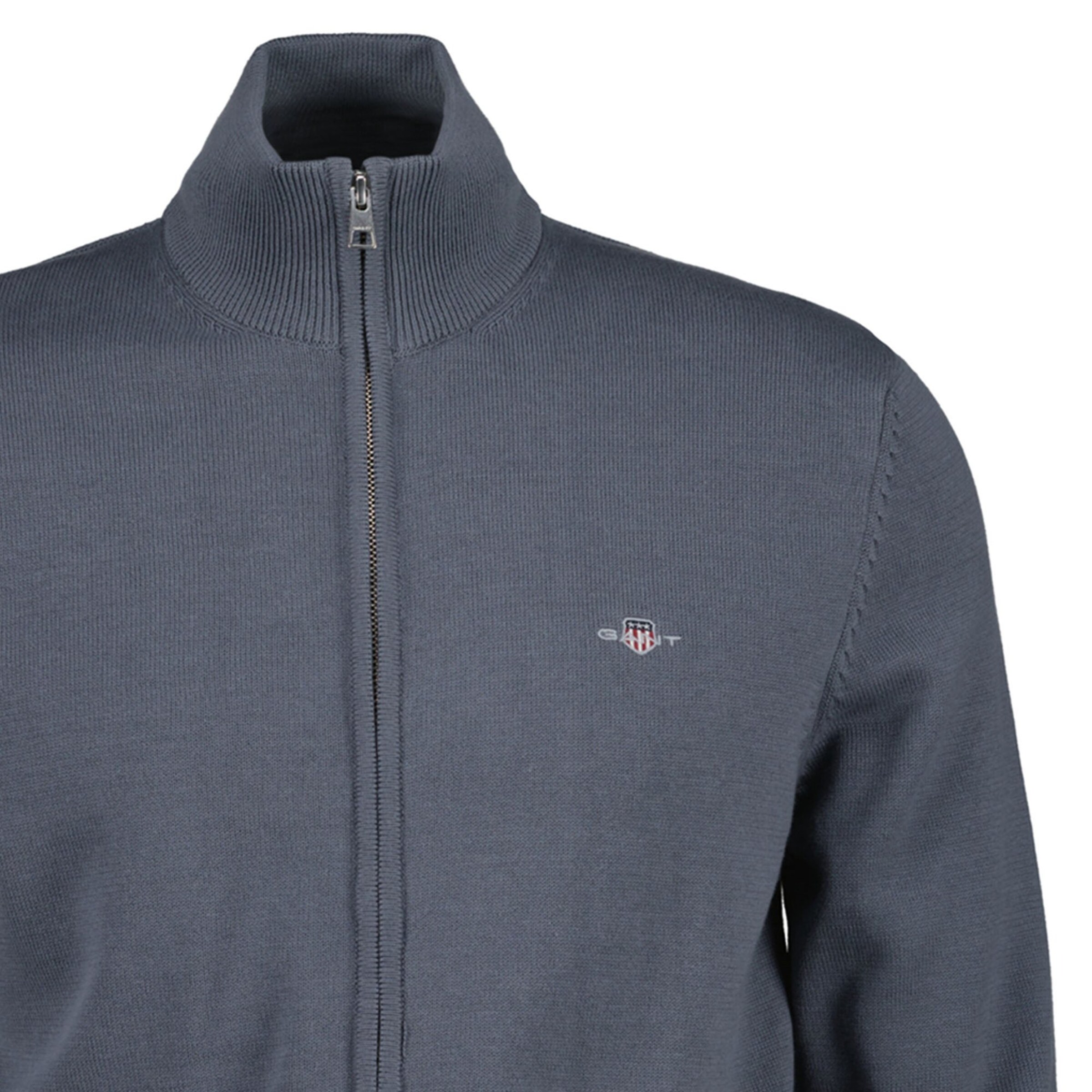 GANT Sweatvest in Grijs