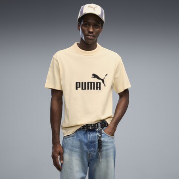 PUMA T-Shirt 'Essentials Elevated No.1' in Gelb: Vorderseite