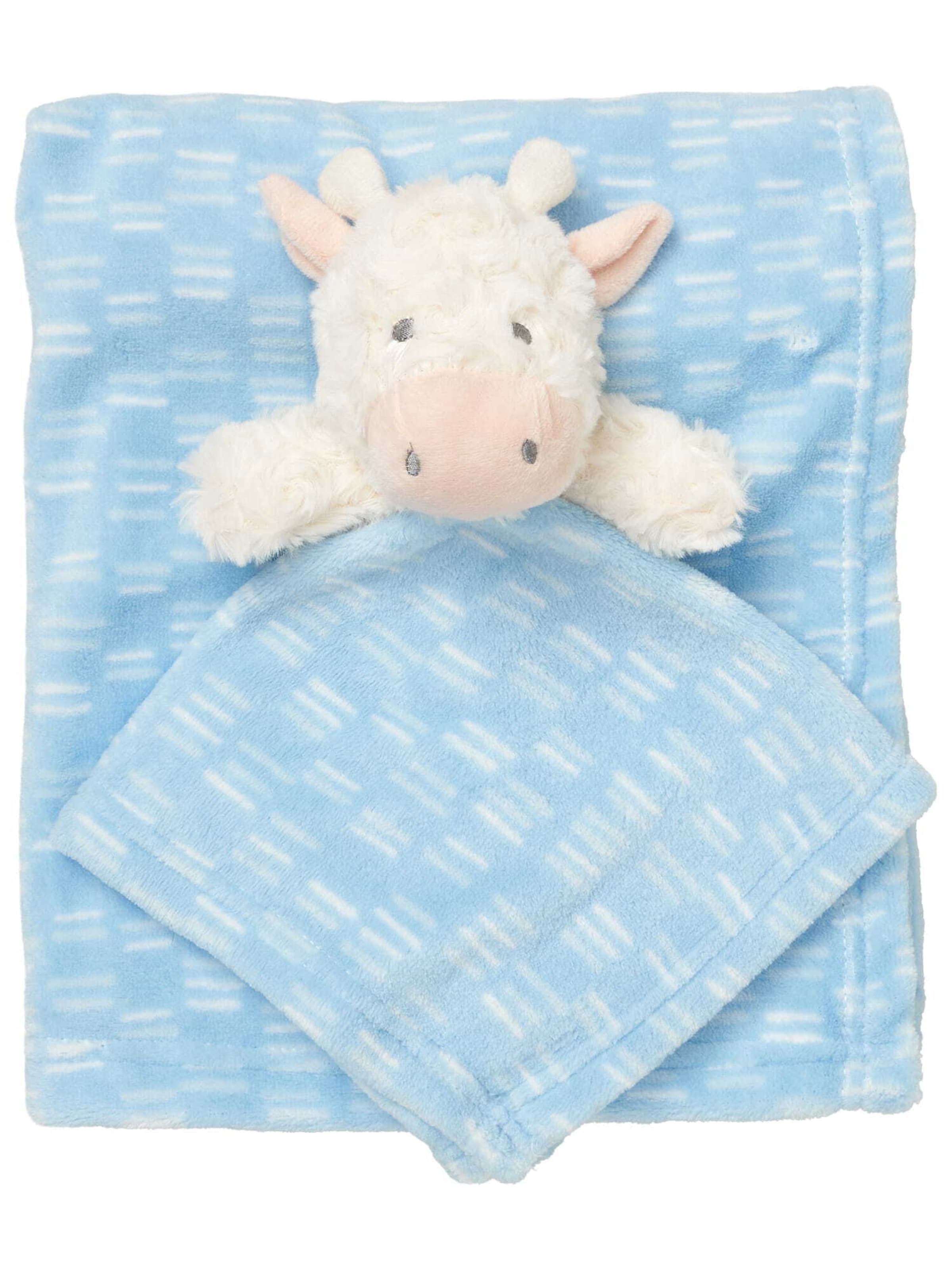Snuggle Tots Babydeken 'Schaf' in Blauw: voorkant