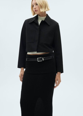 MANGO Skirt 'Petroli' in Black