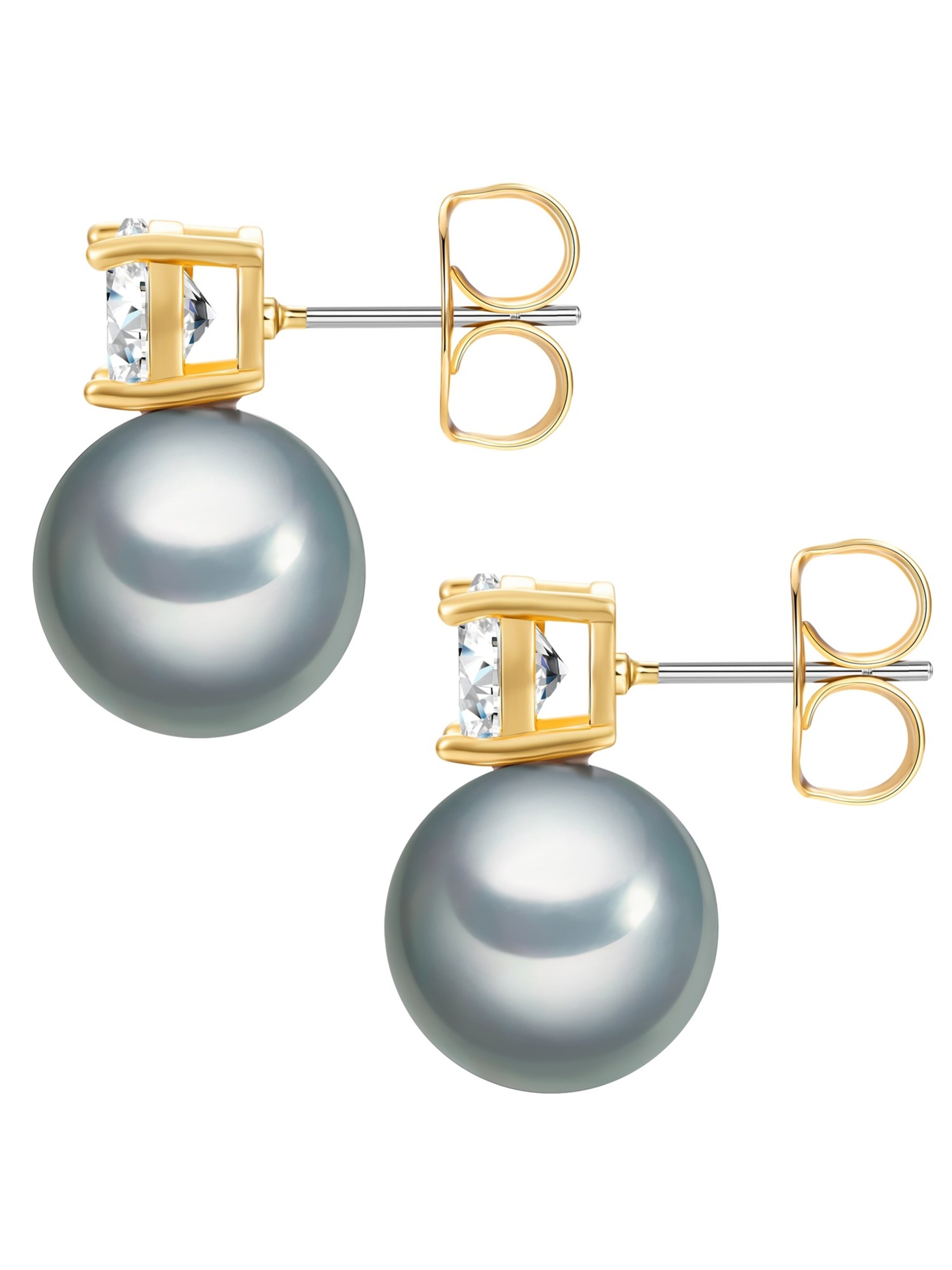 Lulu & Jane Earrings in Grey