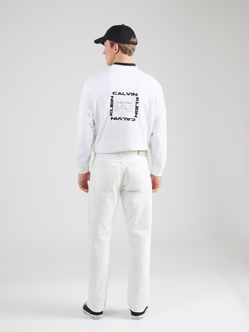 Calvin Klein Jeans Normalny krój Jeansy '90s' w kolorze biały