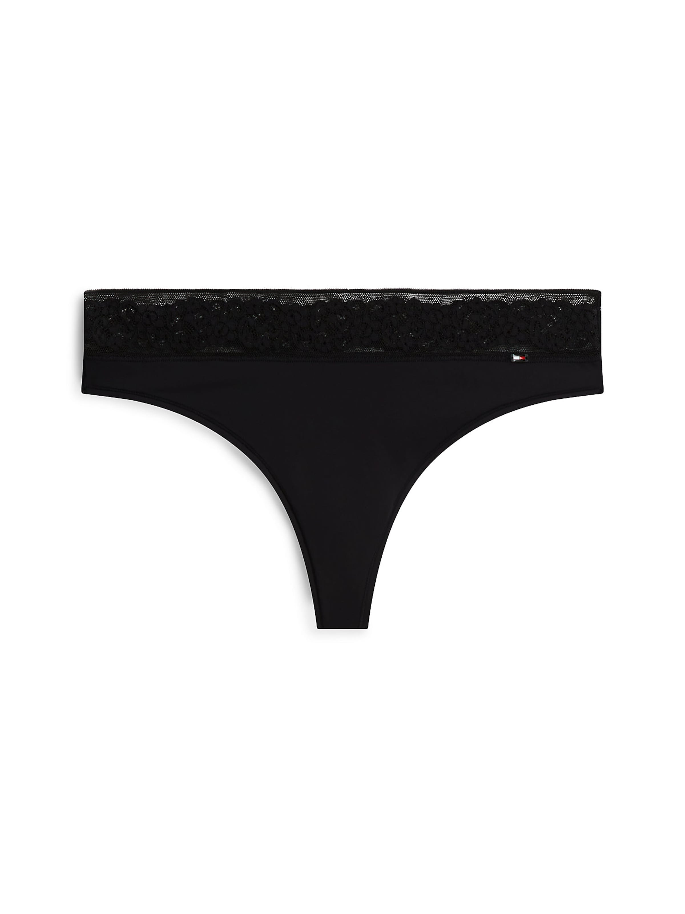 TOMMY HILFIGER String in Schwarz: Vorderseite