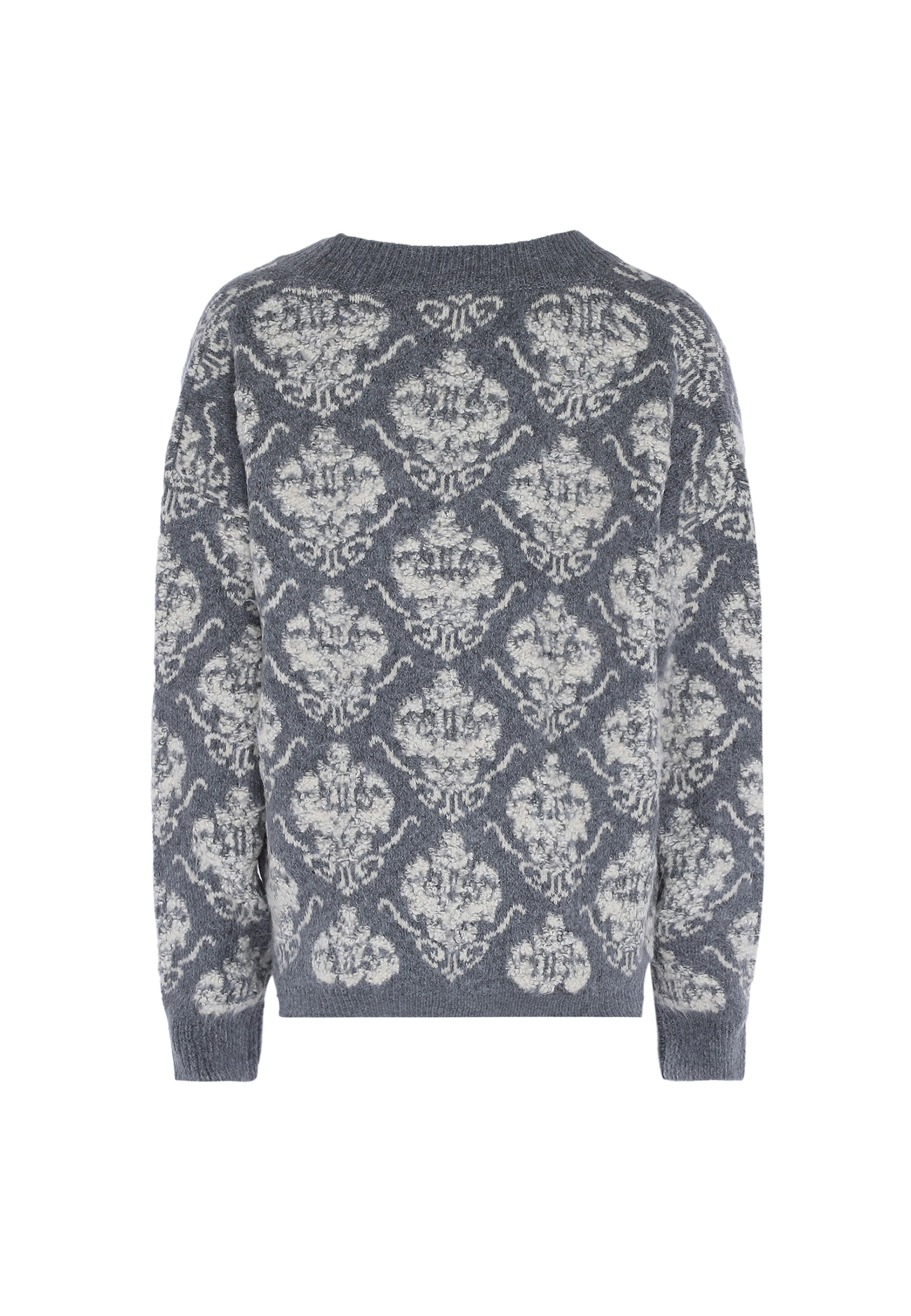 Jalene Knit cardigan in Grey: front