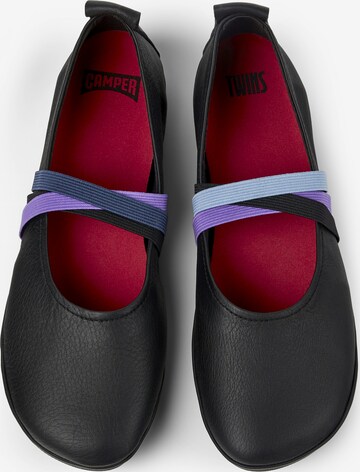 CAMPER Ballet Flats with Strap 'Right Nina' in Black