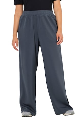 Ulla Popken Loosefit Broek in Blauw: voorkant