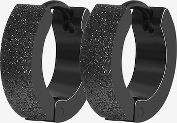 Akzent Earrings 'Matty, langlebig' in Black: front