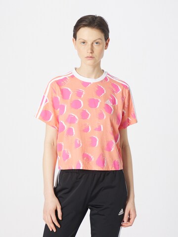 ADIDAS SPORTSWEAR Shirt 'Essentials 3-Stripes ' in Oranje: voorkant