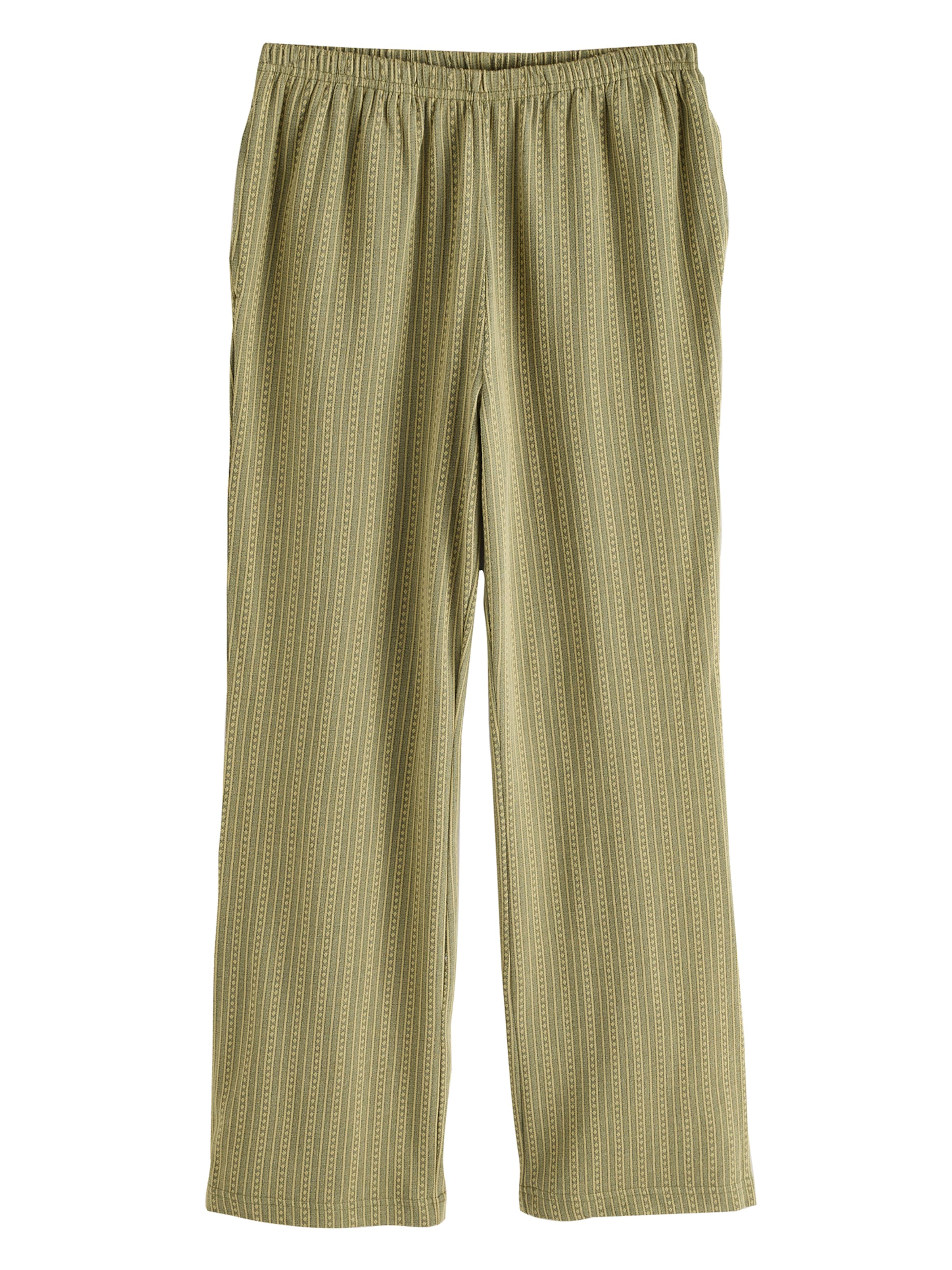 NextWide Leg/ Široke nogavice Hlače - zelena boja: prednji dio