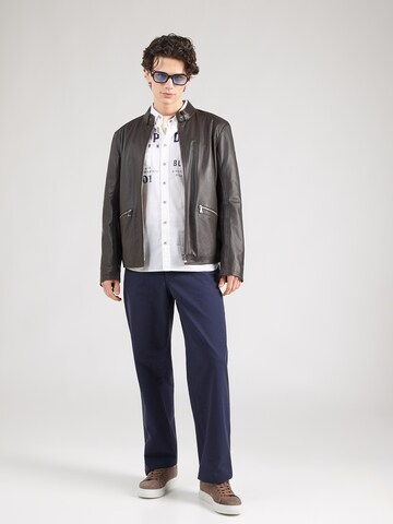 CAMP DAVID Regular fit Button Up Shirt in White