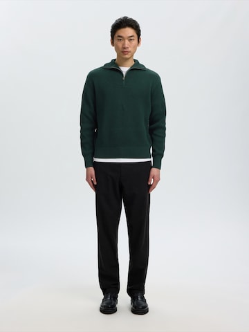 Pull-over 'SLHDRY' SELECTED en vert