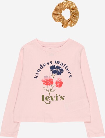 T-Shirt Levi's Kids en rose : devant