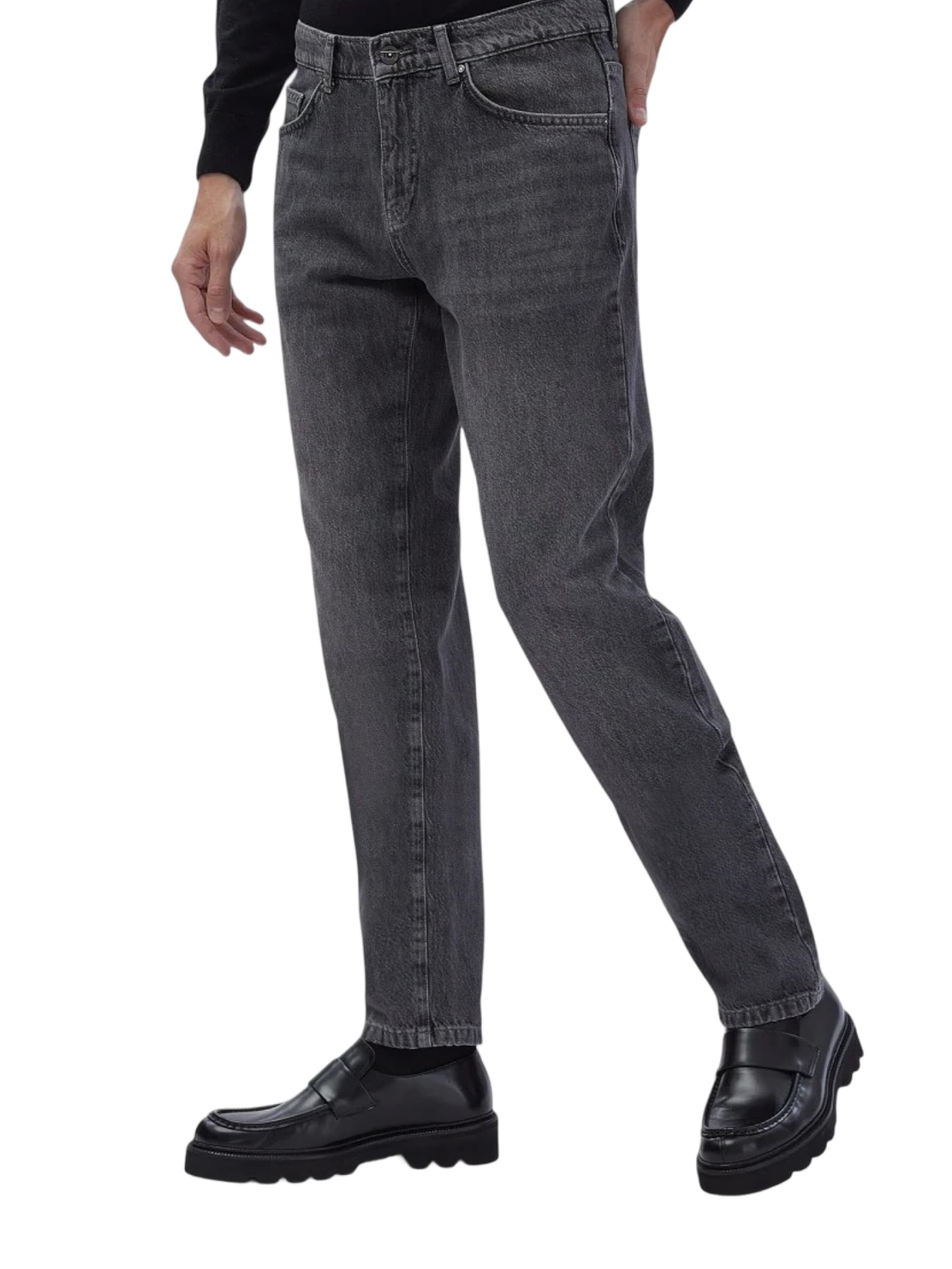 Ramsey Slim fit Jeans in Grey: front