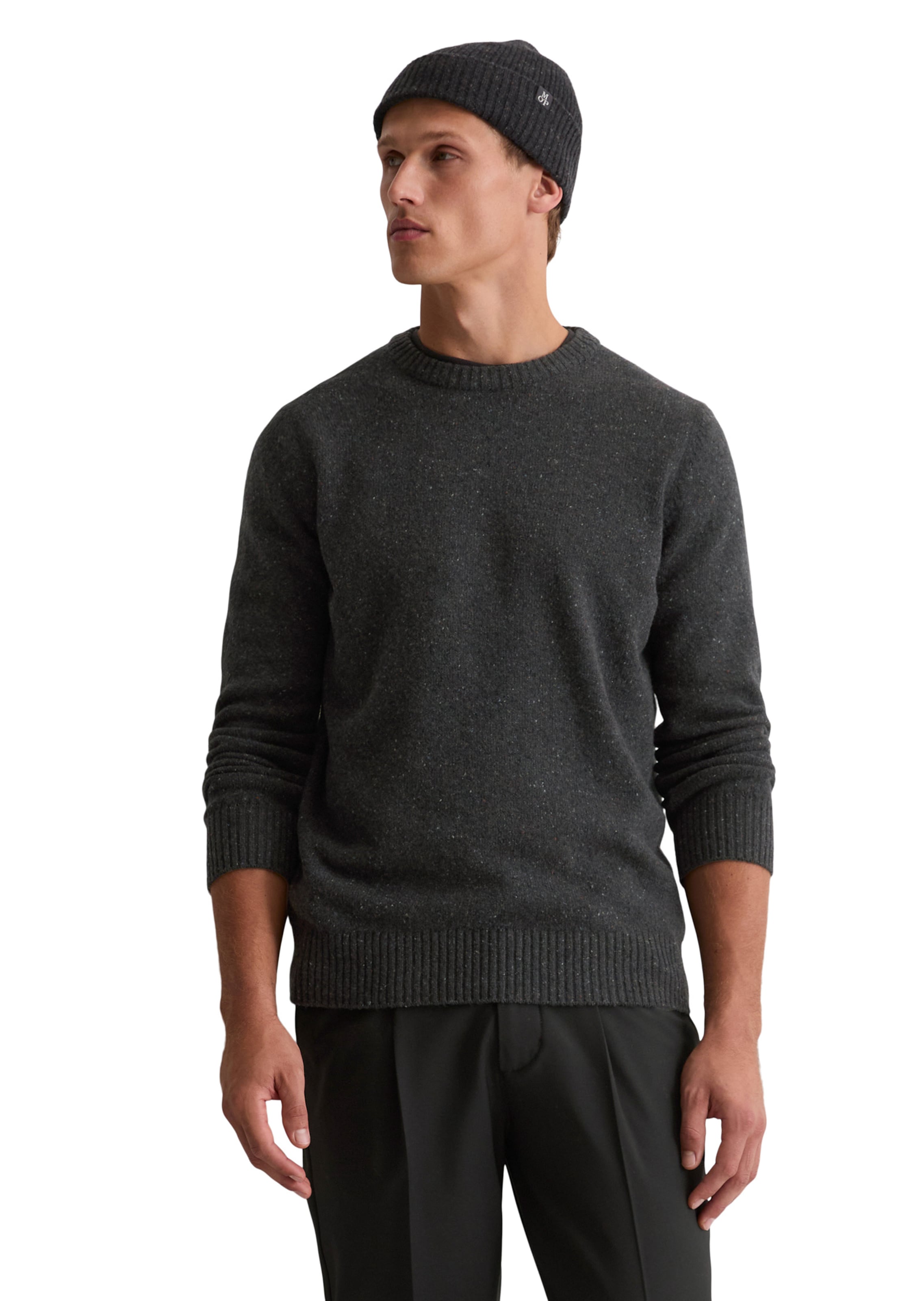 Marc O'Polo Sweater in Black: front