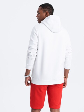 Ombre Sweatshirt 'OM-SSNZ-22FW-006' in Weiß