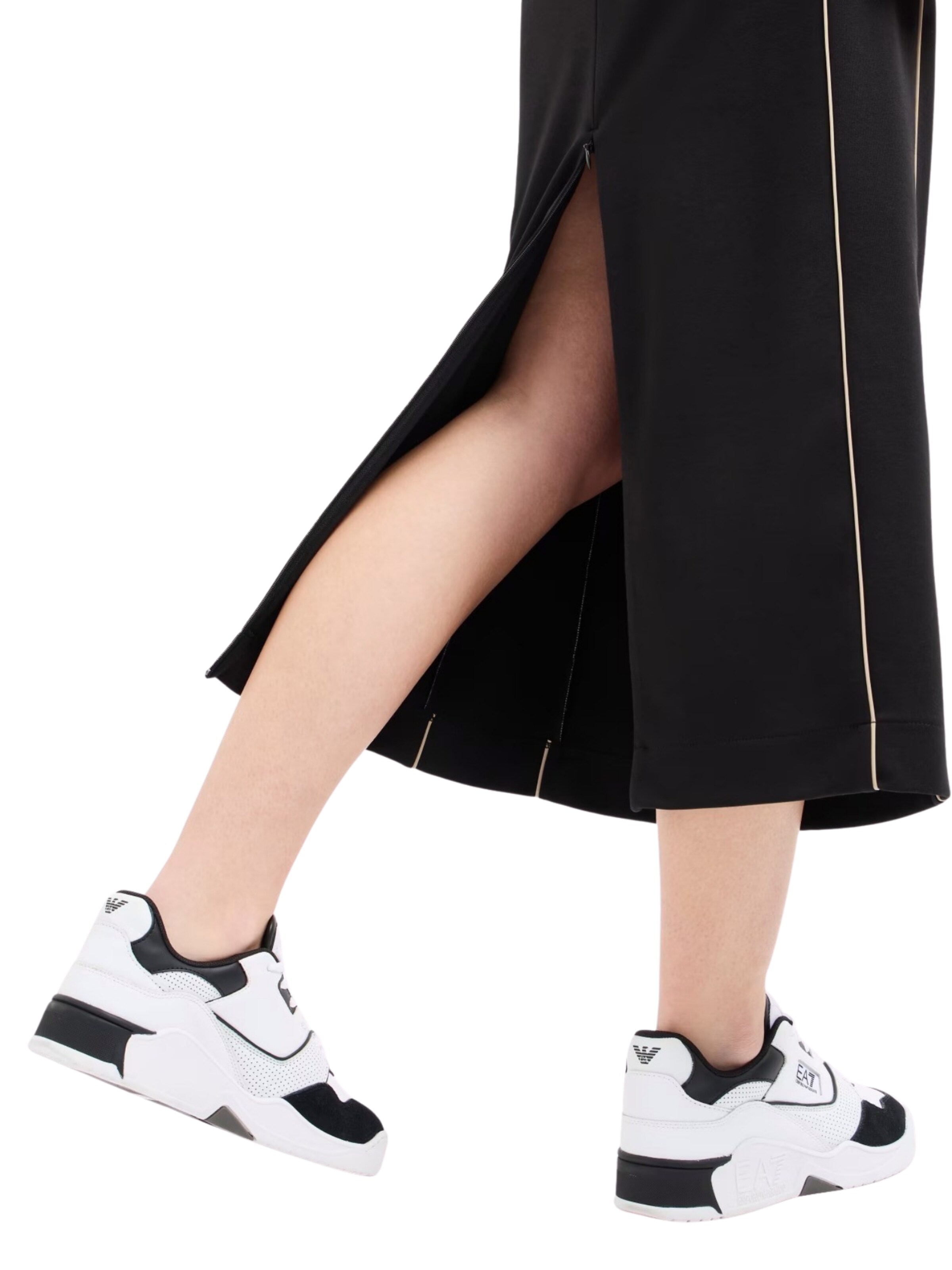 Gonna 'Dynamic Athlete' di EA7 Emporio Armani in nero