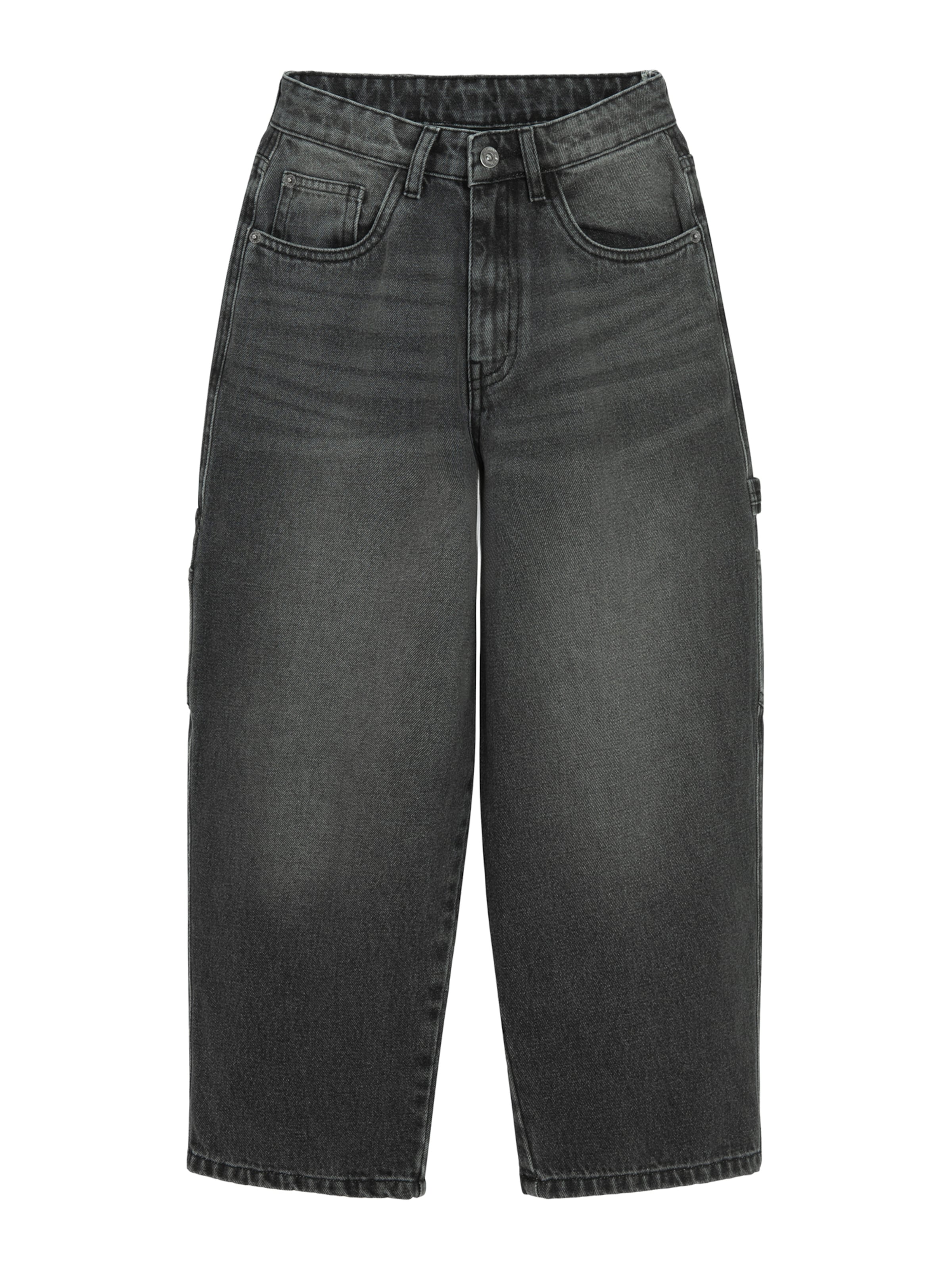 NoWear Baggy Jeans in Black: front