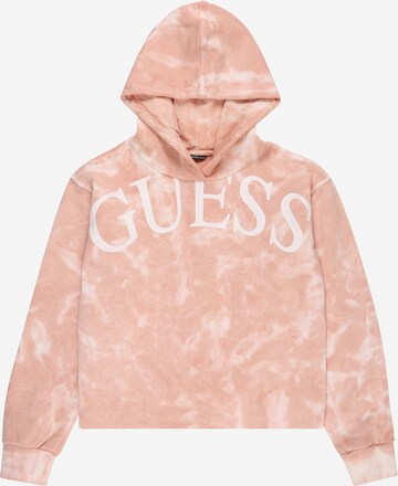 GUESS Sweatshirt in Oranje: voorkant