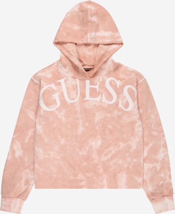 Felpa di GUESS in arancione: frontale