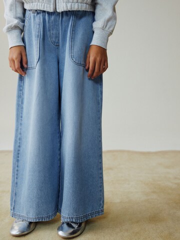 Next Wide Leg Jeans in Blau: Vorderseite