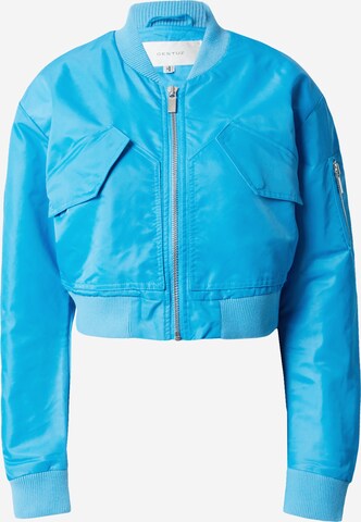 Gestuz Between-Season Jacket in Blue: front