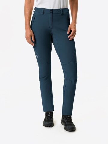 VAUDE Regular Outdoor trousers 'Scopi II' in Blue: front