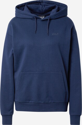 JACK WOLFSKIN Sportief sweatshirt in Blauw: voorkant