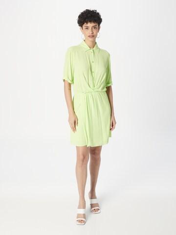 PATRIZIA PEPE Платье-рубашка 'ABITO' в Зеленый: спереди