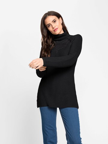 Pullover di heine in nero: frontale