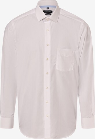 Andrew James Regular fit Button Up Shirt in White: front