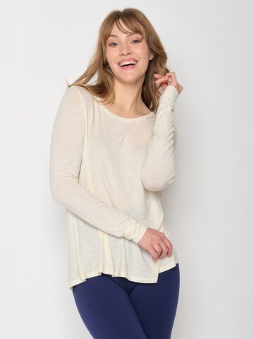 GREENBOMB Shirt in White: front