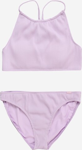 Abercrombie & Fitch Bralette Bikini in Purple: front