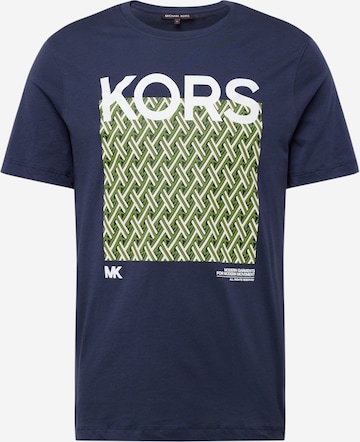Michael Kors Shirt 'LATTICE' in Blue: front