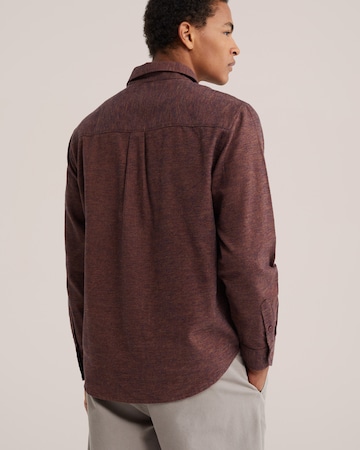 WE Fashion - Ajuste regular Camisa en rojo