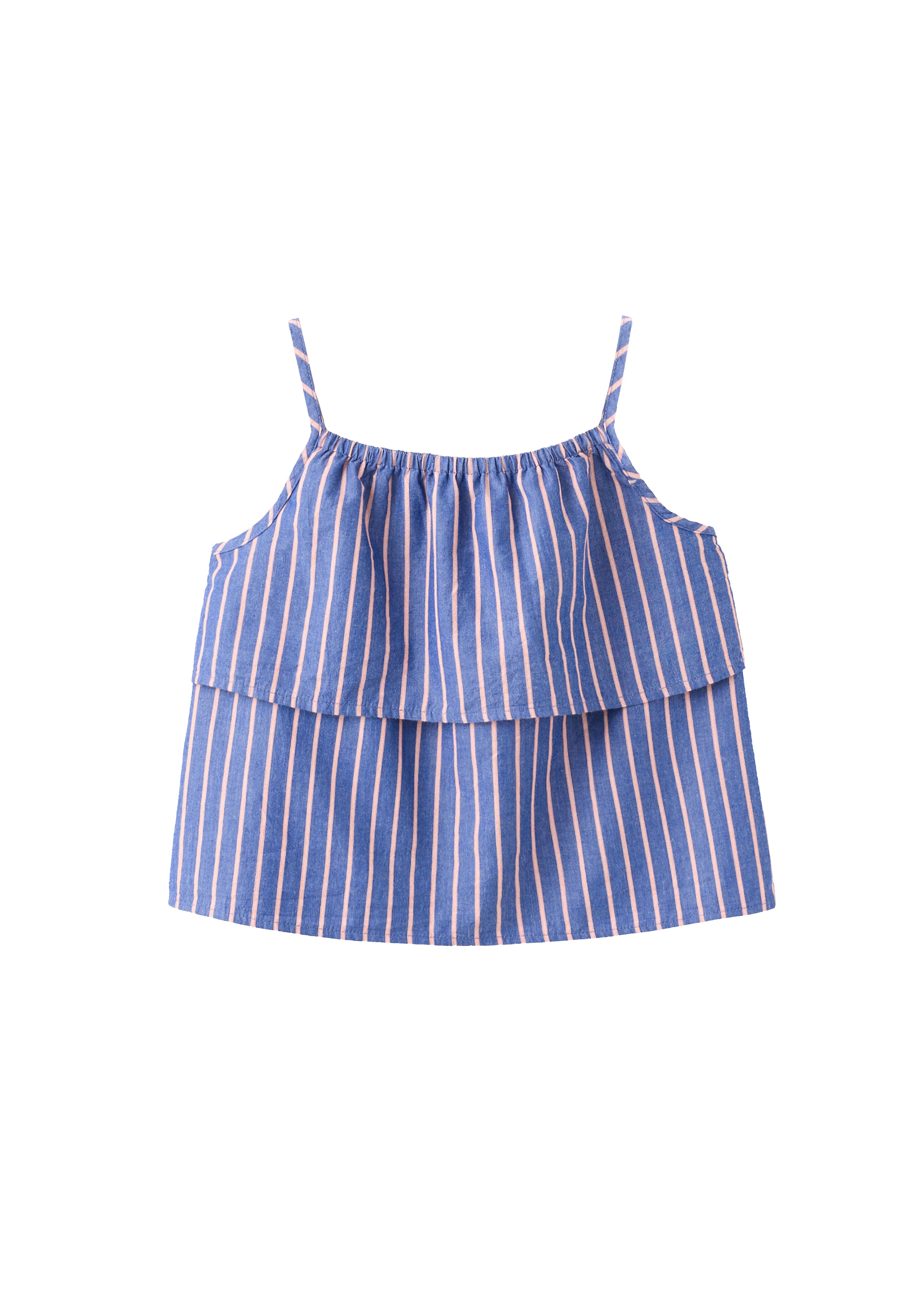 MANGO KIDS Top 'SODASET' in Blauw: voorkant