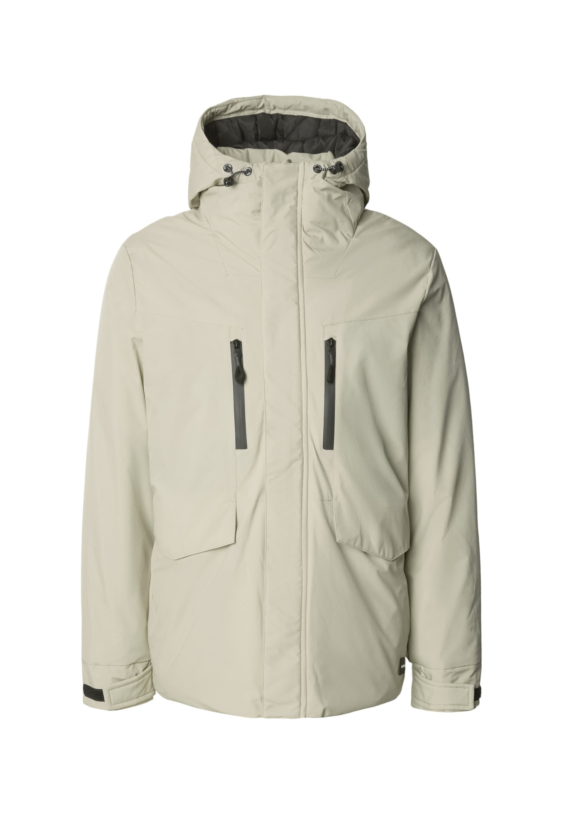 INDICODE JEANS Jacke 'Benyol' in Grau: Vorderseite