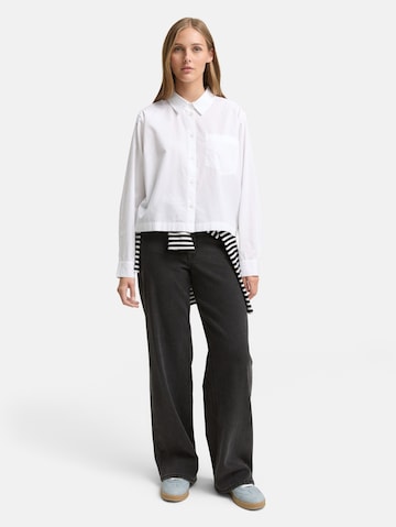 TOM TAILOR DENIM Blouse in Wit