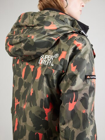 Veste mi-saison Superdry en vert