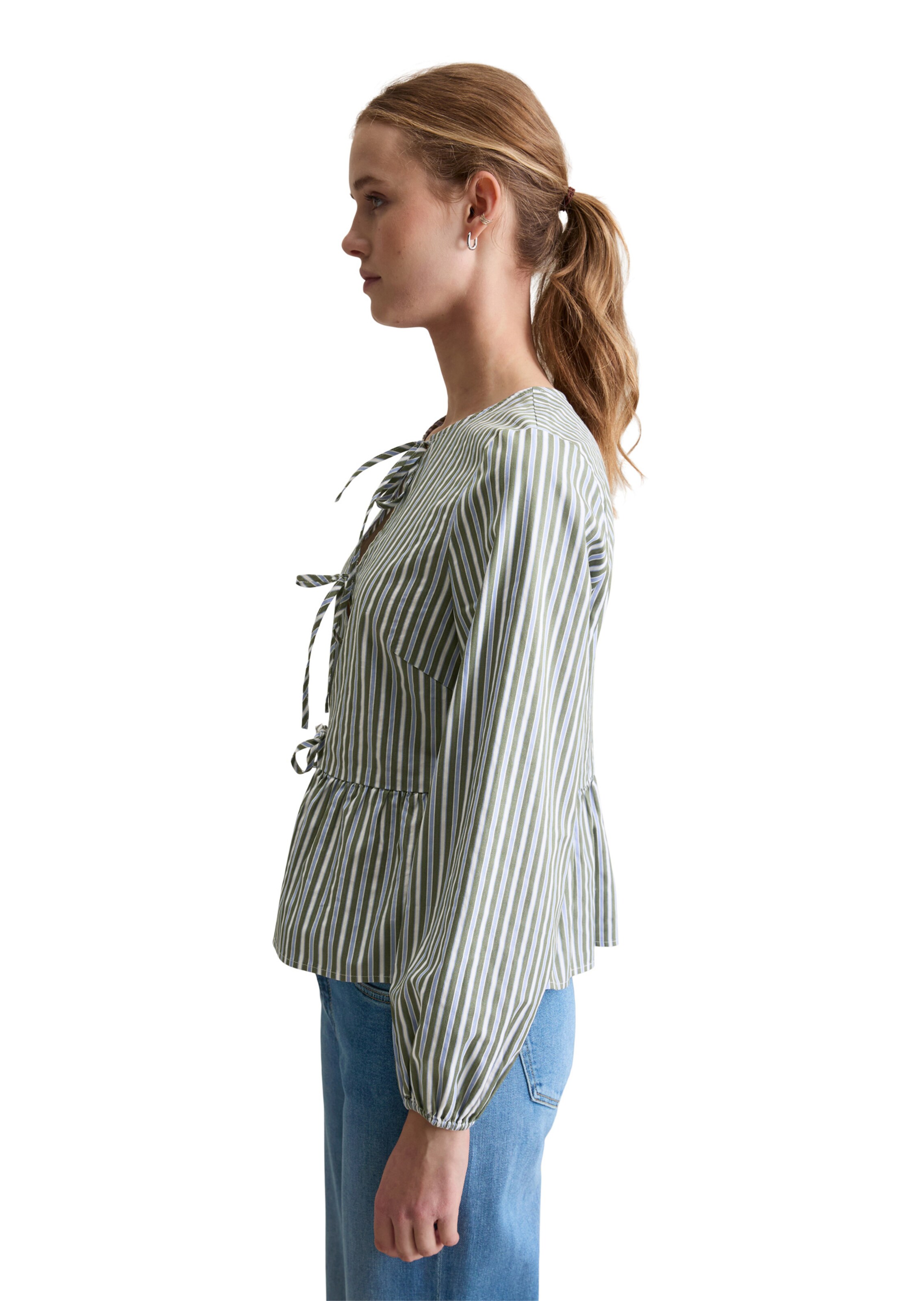 Marc O'Polo DENIM Bluse in Grün