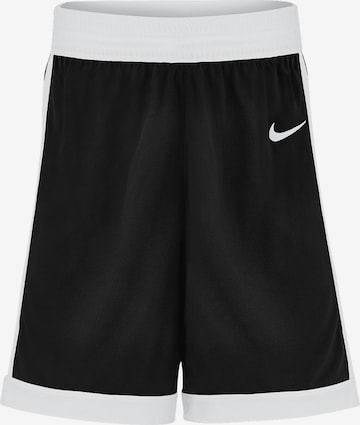 NIKE Loose fit Workout Pants 'Team25' in Black: front