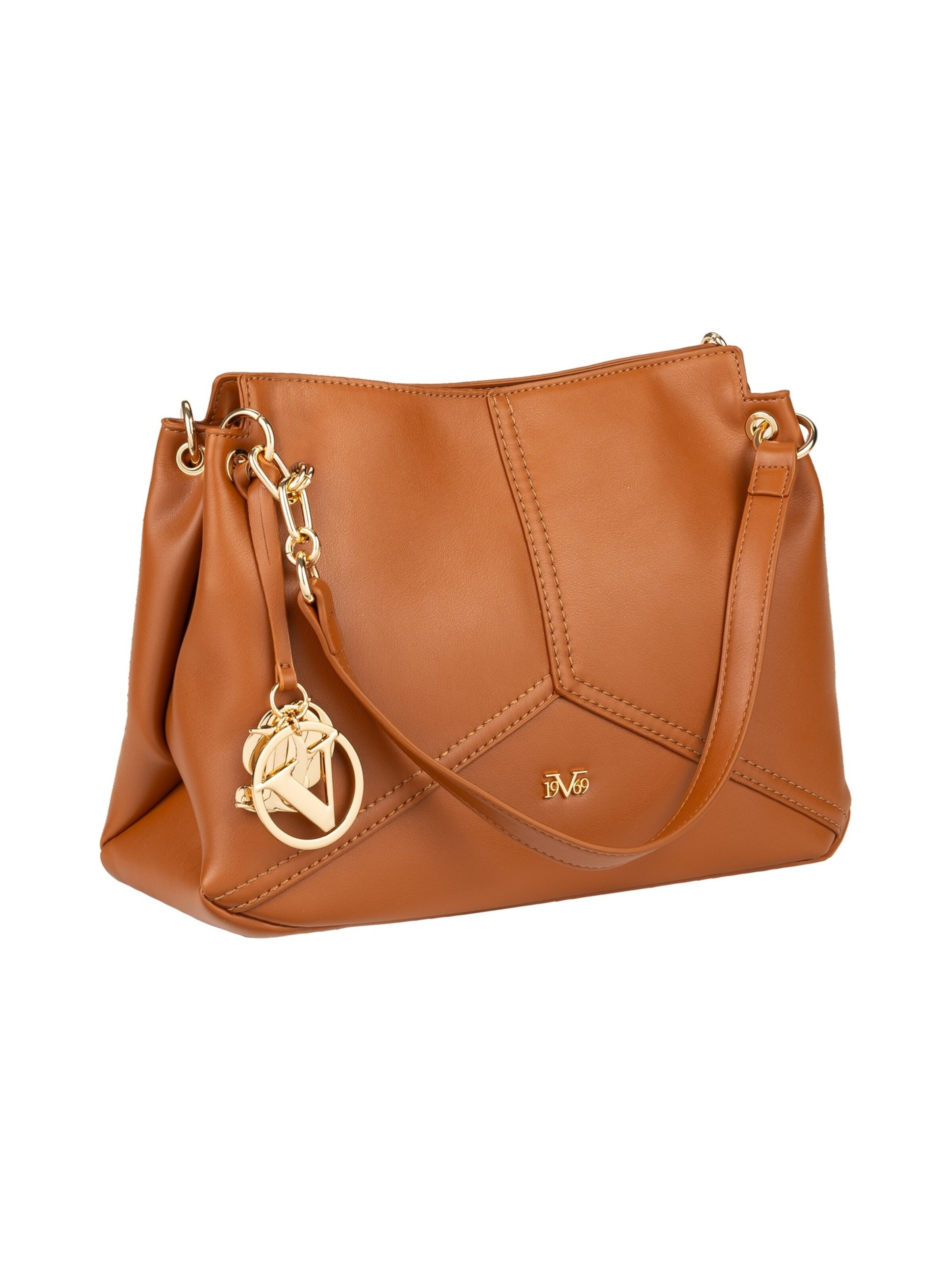 19V69 ITALIA Τσάντα χειρός 'Aldina' σε καφέ