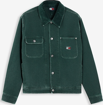 Veste mi-saison Tommy Jeans en vert : devant