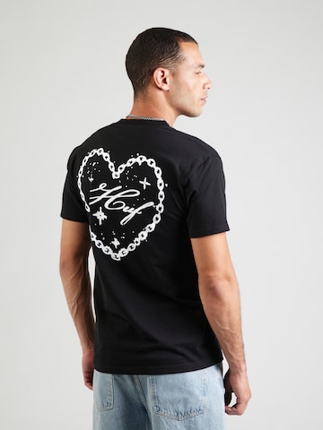 HUF Tričko 'Be Mine' – černá: přední strana