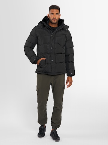 Alessandro Salvarini Winterjacke in Schwarz