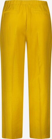 SAMOON Regular Панталон с ръб в жълто
