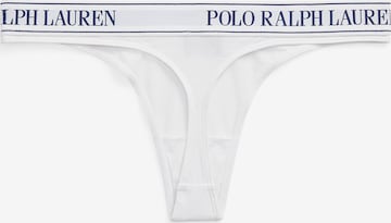 Polo Ralph Lauren Tanga ' Mid Rise Thong ' in Weiß