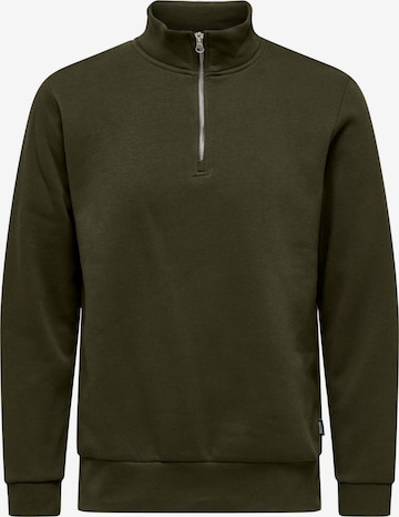 Only & Sons Sweatshirt 'Ceres Life' in Grün: predná strana