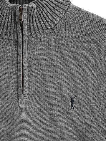 Polo Club Pullover in Grau