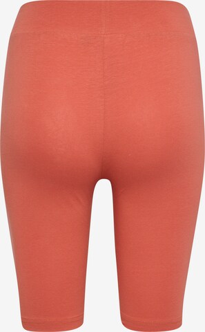 Hummel Skinny Sporthose in Orange