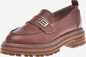 Baldinini Classic Flats in Brown: front